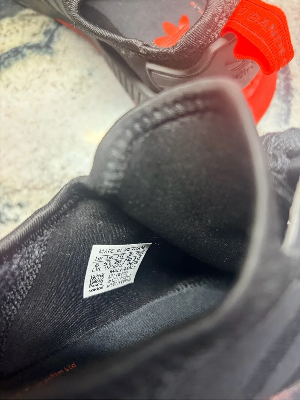 Adidas NMD R1 Star Wars Darth Vader Black Red FW2282 Men’s US 6